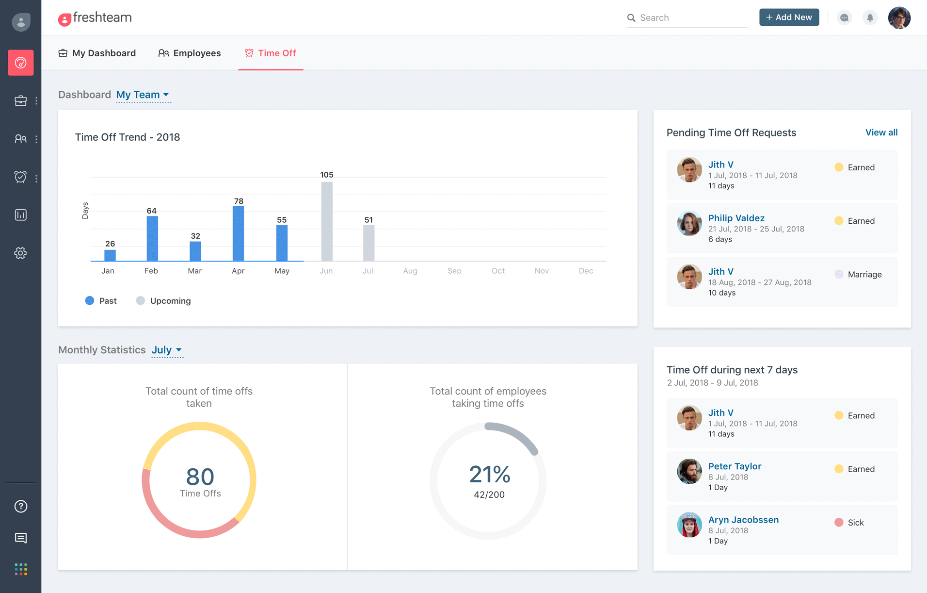 freshworks leave management