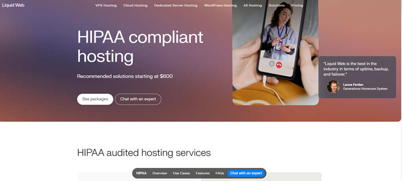 LiquidWeb HIPAA Compliances