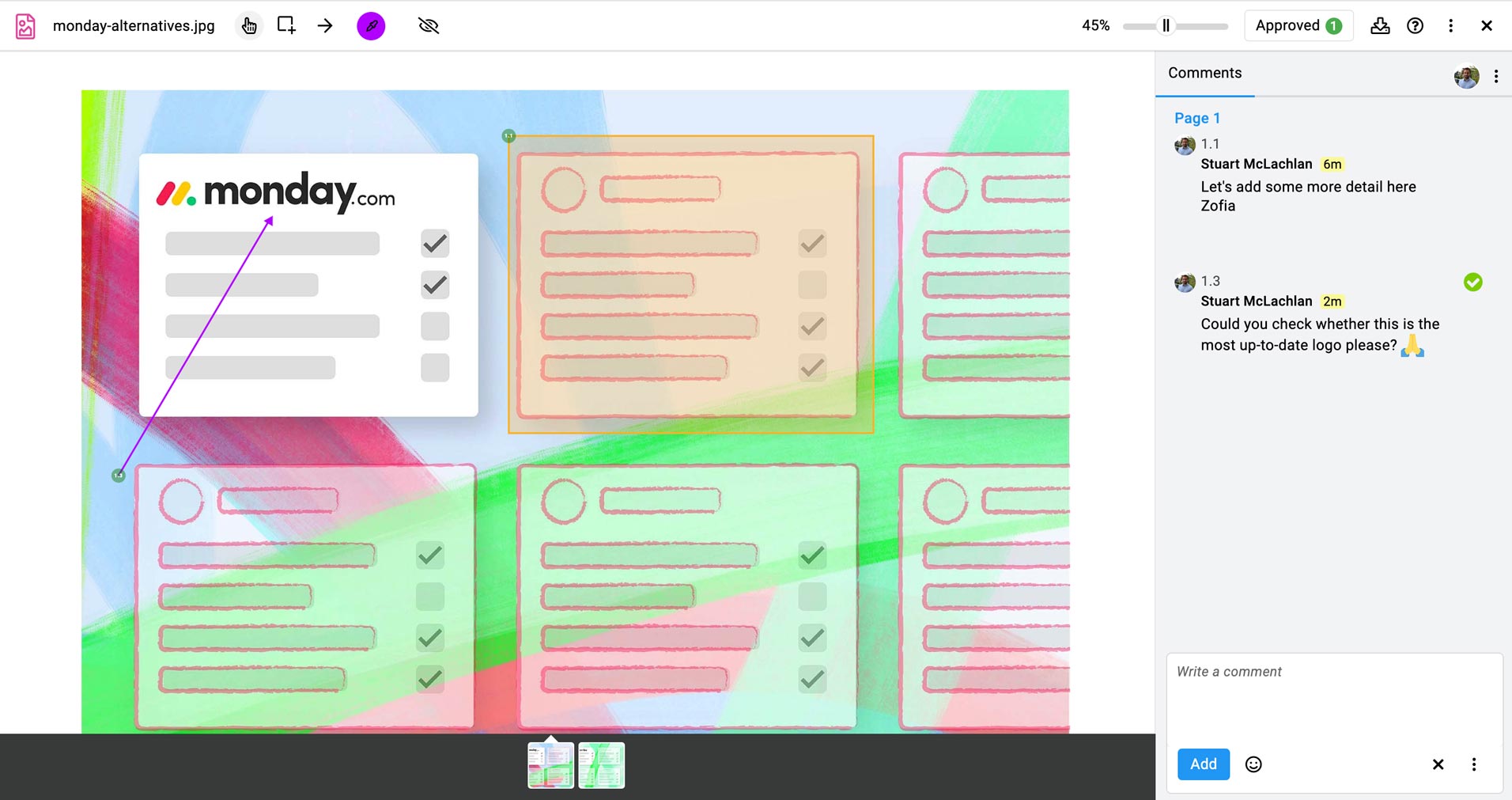 proofhub markup tool